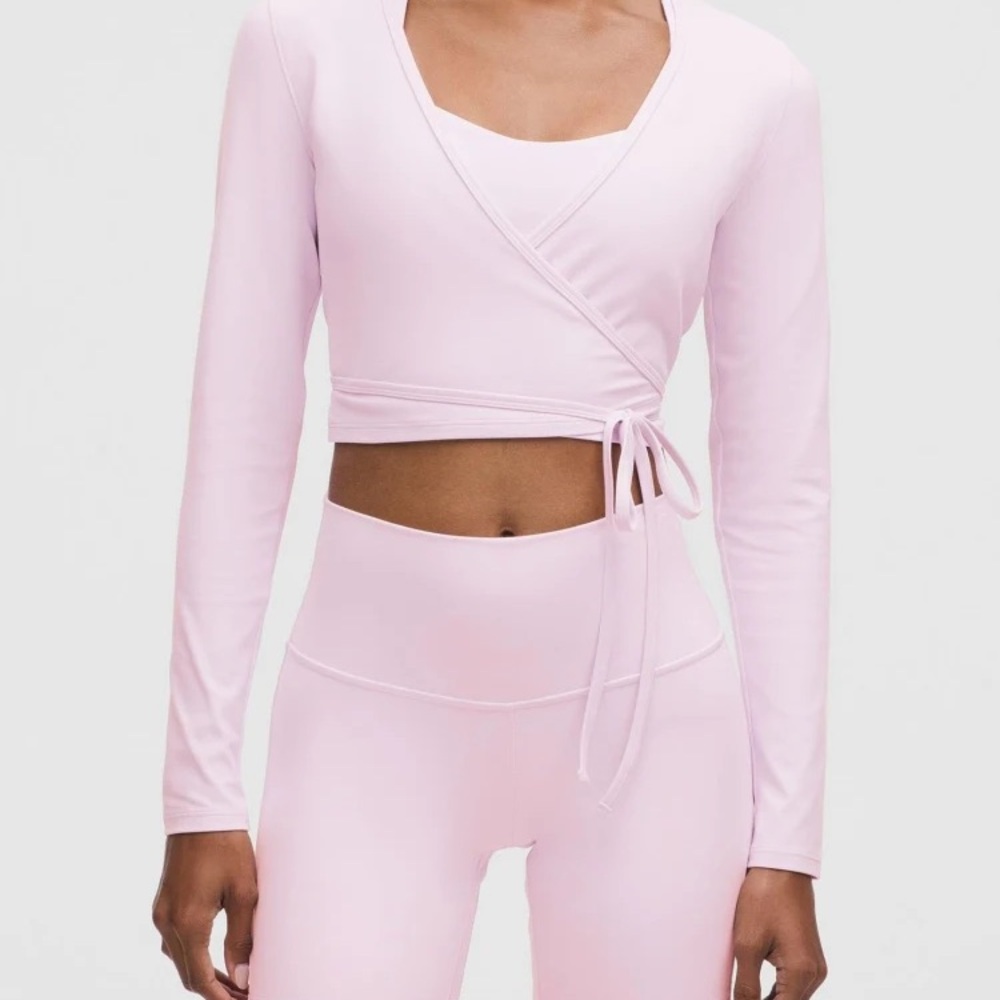 Nulu Long-Sleeve Cropped Wrap